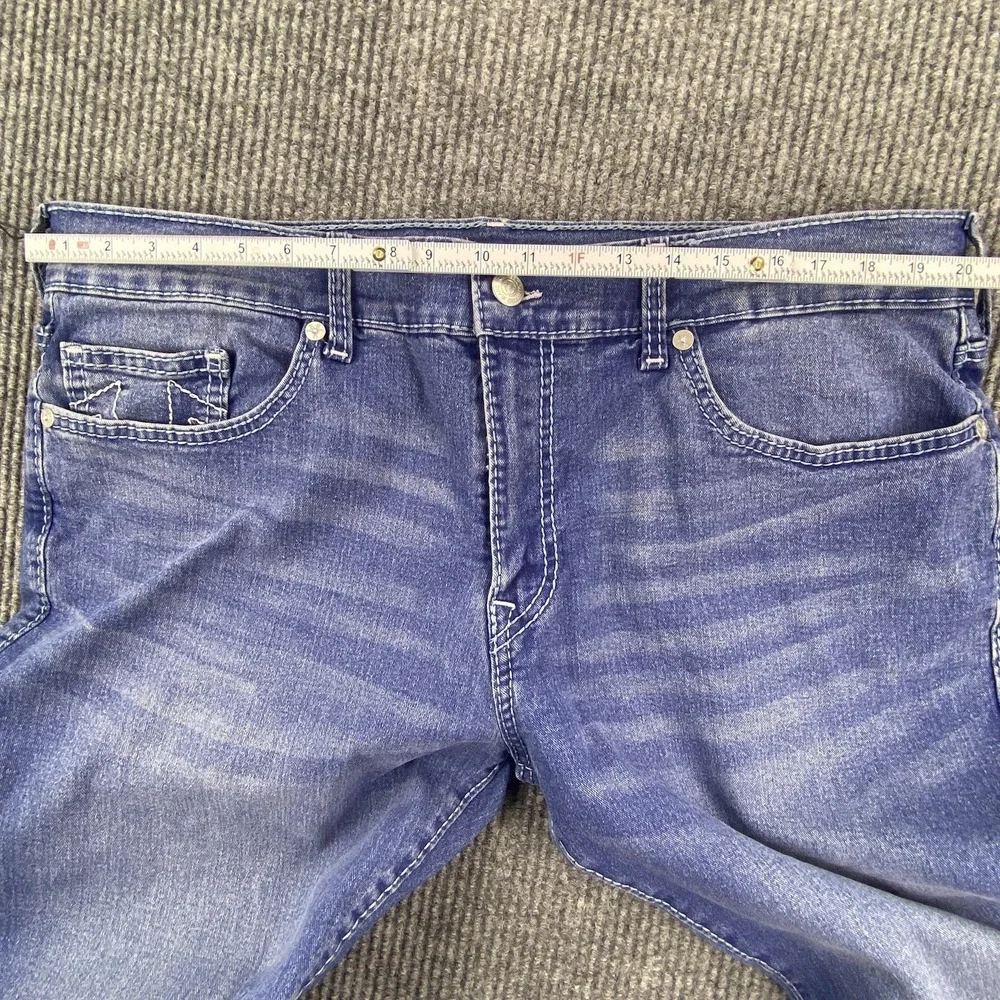 True Religion Geno Big T NF Slim Jeans Medium Neptune Wash Size 40 NWT $204
